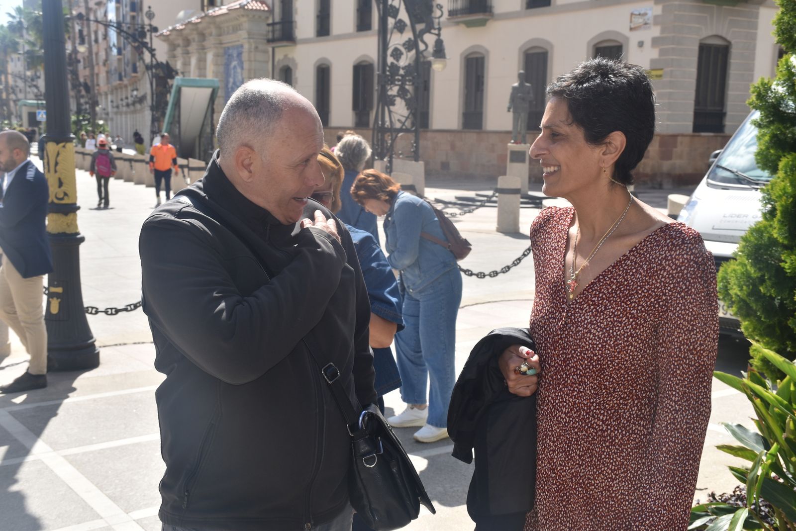 Acto del PP por el Día de Europa en la Plaza de África, con la presencia de su presidente nacional, Alberto Núñez Feijóo
