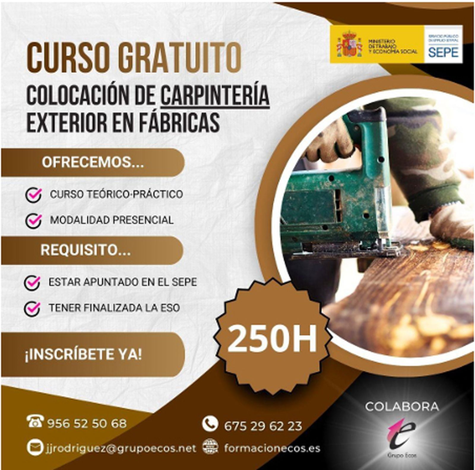 Uno de los cursos propuestos