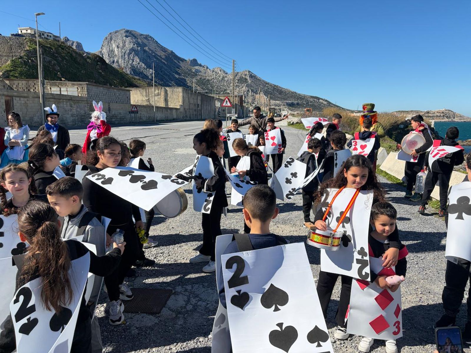 Así ha sido el desfile de carnaval por Benzú del 'Ruiz Picasso'