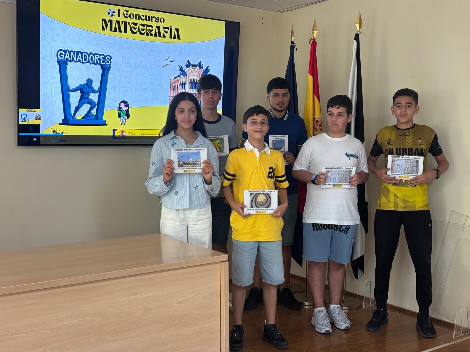 Ganadores del concurso de Mategrafía
