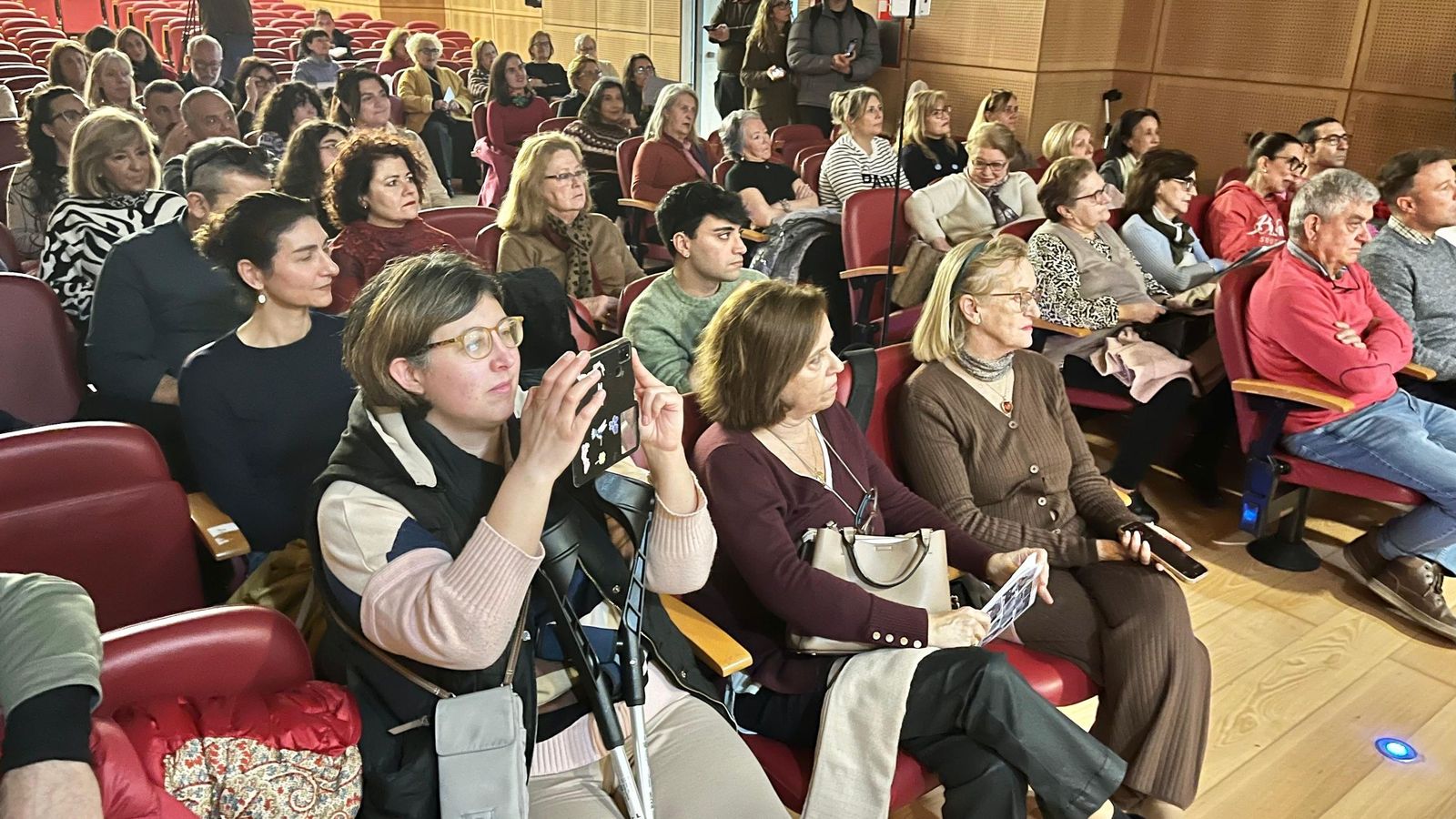 Detalle del público asistente