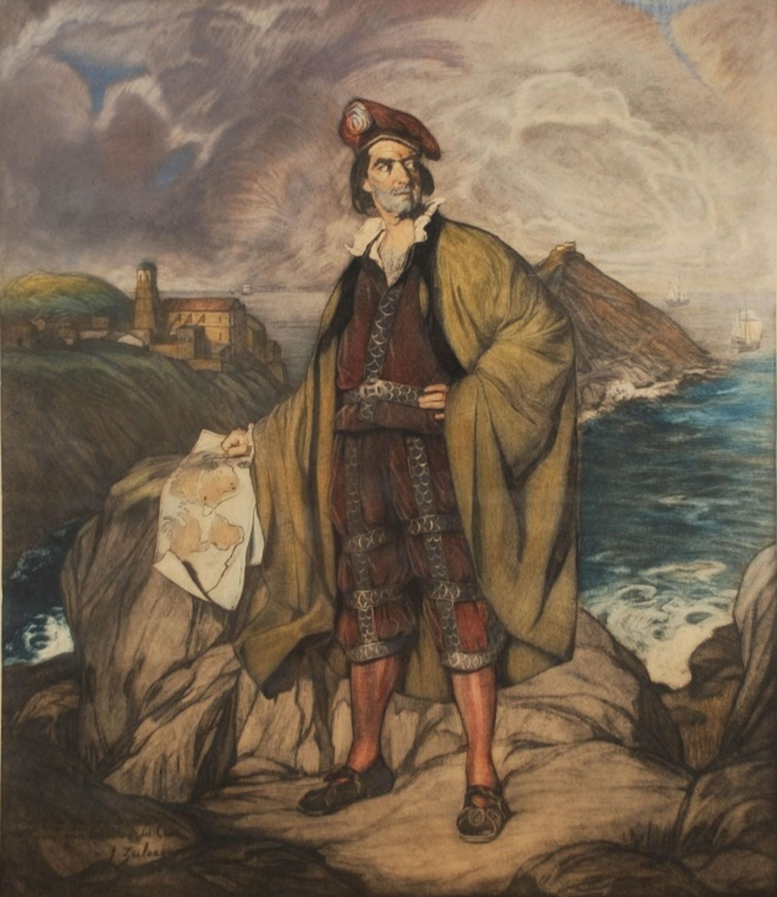 Pintura de Juan Sebastián Elcano.  / FOTO CEDIDA