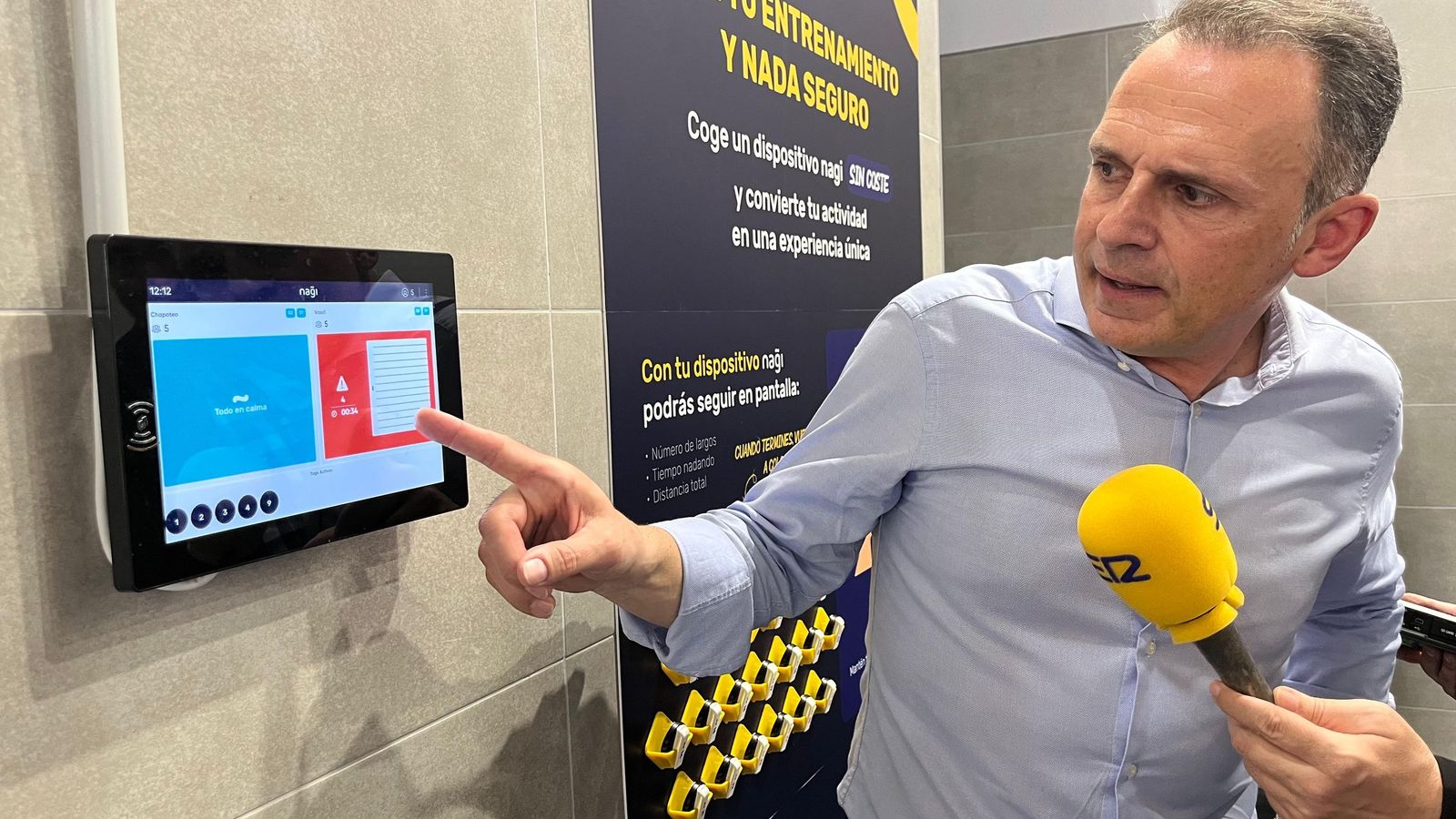 El responsable de Relaciones Institucionales de Zonyx muestra cómo funciona el sistema Nagi