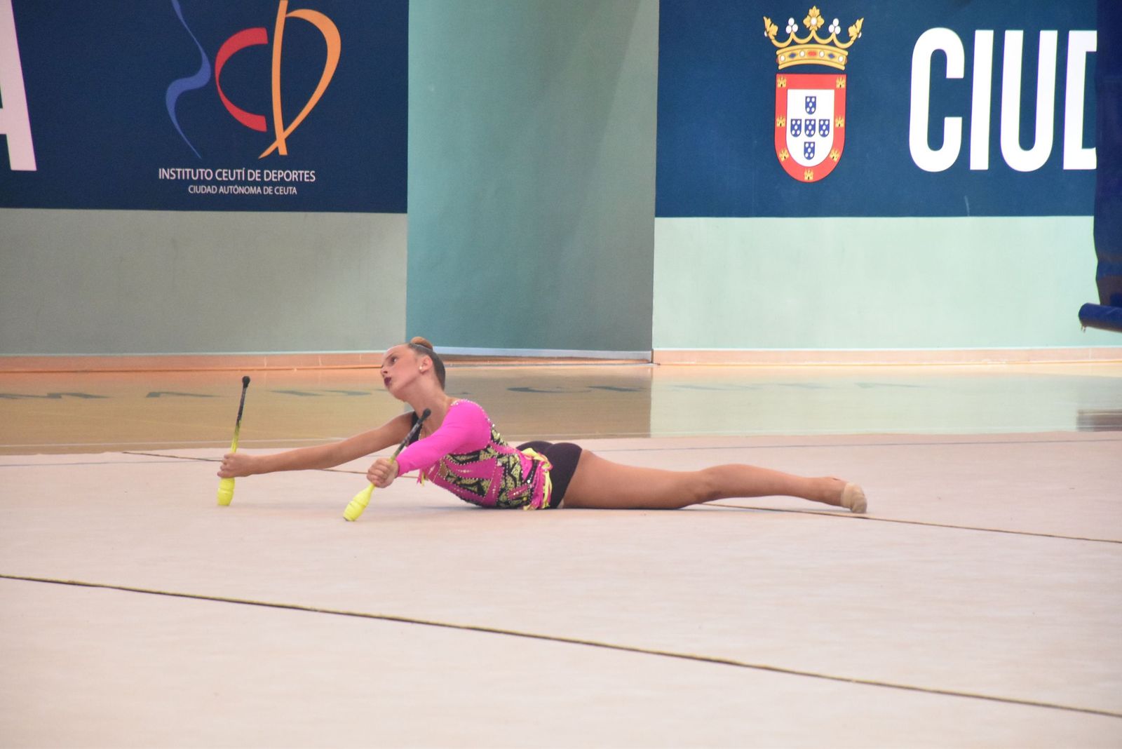 Exhibición de Gimnasia Rítmica