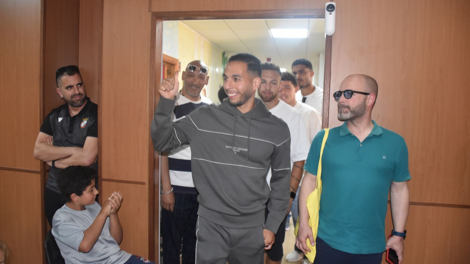 La AD Ceuta visita el Colegio San Daniel
