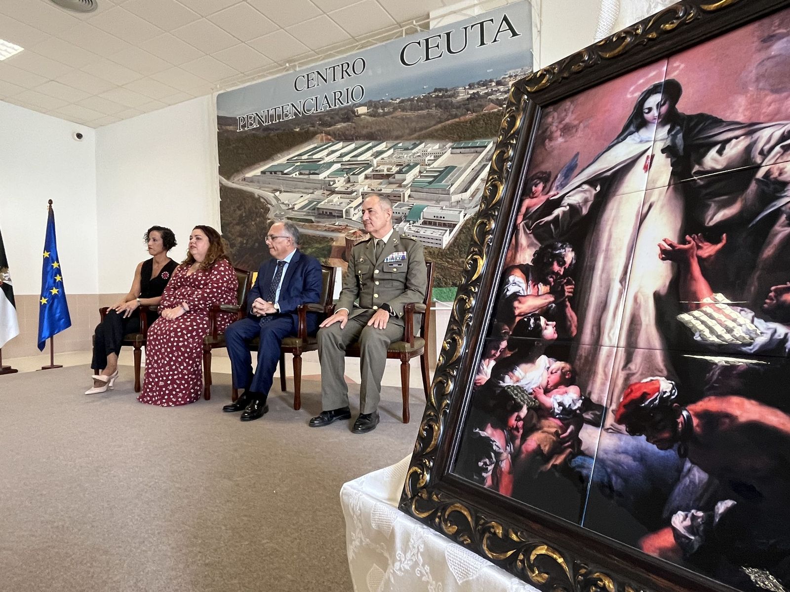 El Centro Penitenciario de Ceuta entrega medallas y condecoraciones en honor a la Virgen de la Merced