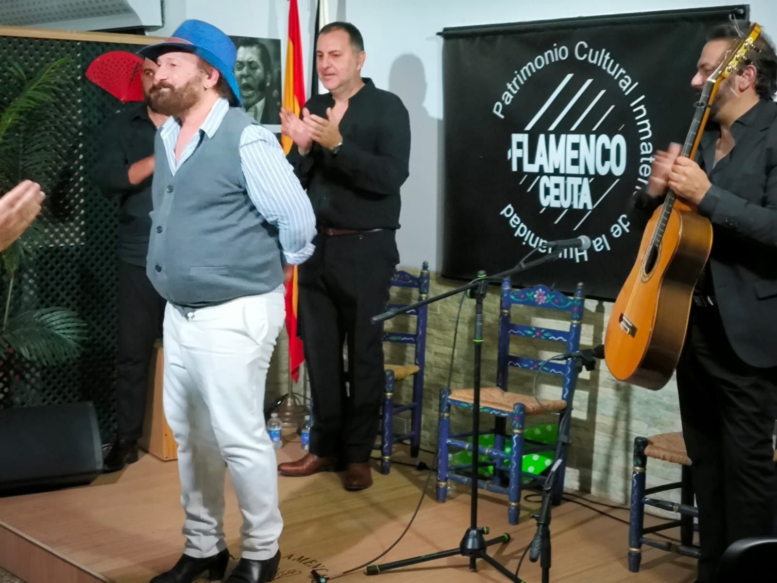 Duquende al final de su actuación.