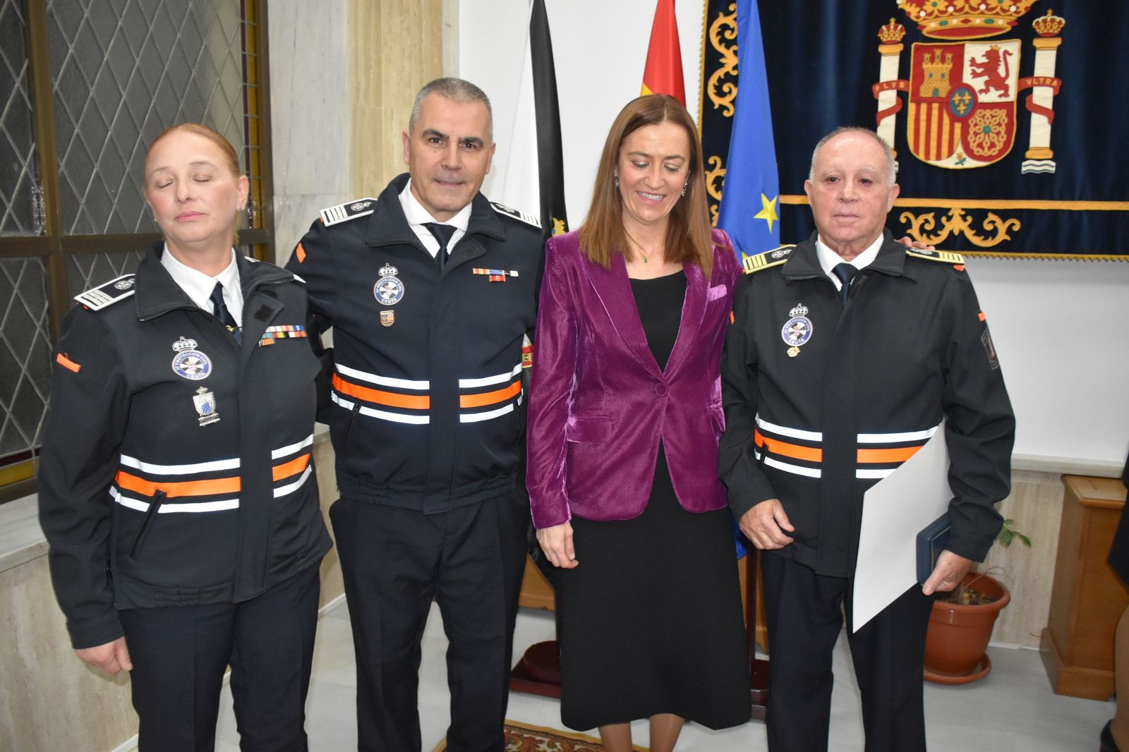 Protección Civil rreconoce el éxito de la OPE con la entrega de sus Medallas