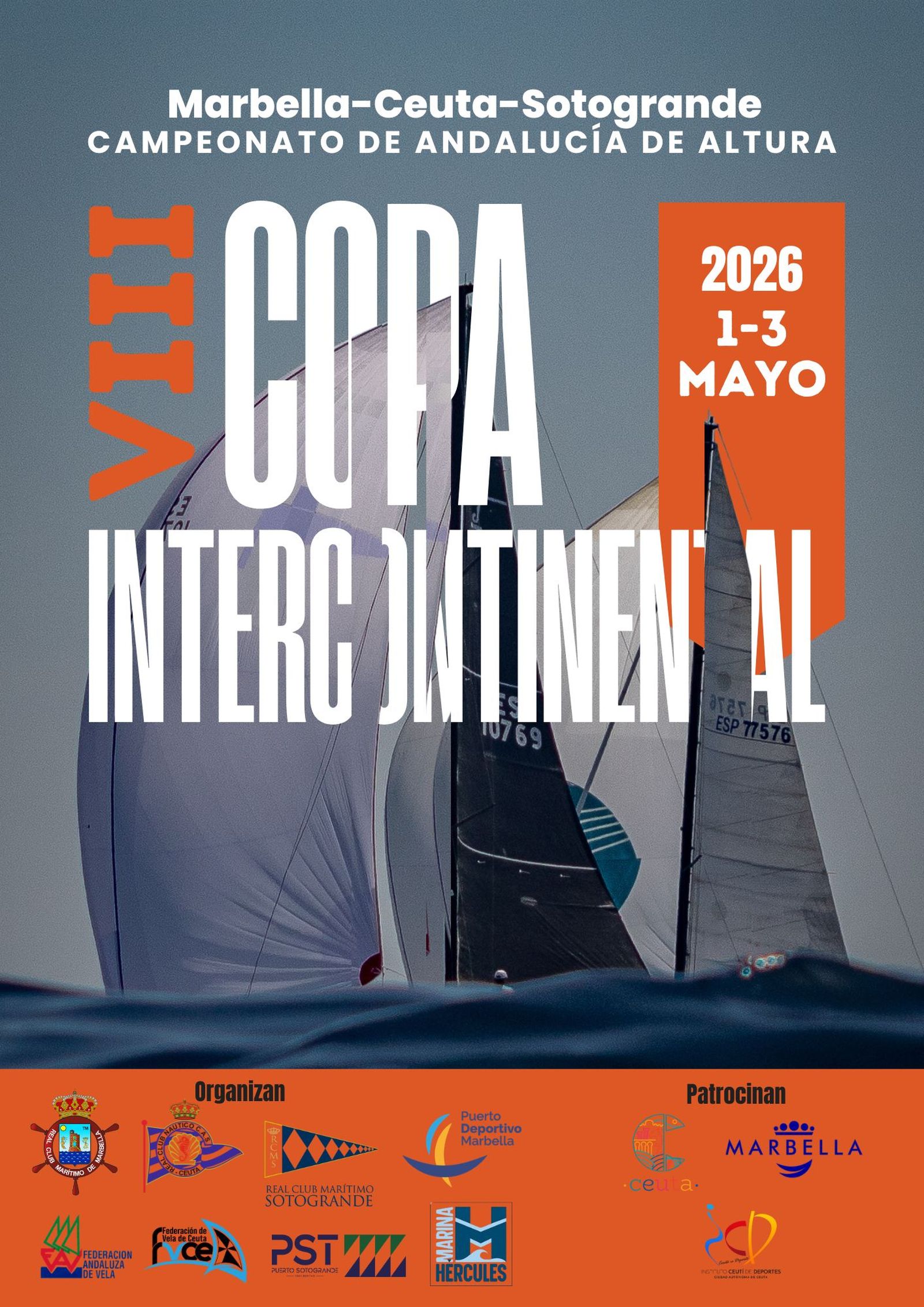La VIII Copa Intercontinental Marbella-Ceuta-Sotogrande zarpa hoy rumbo a Ceuta