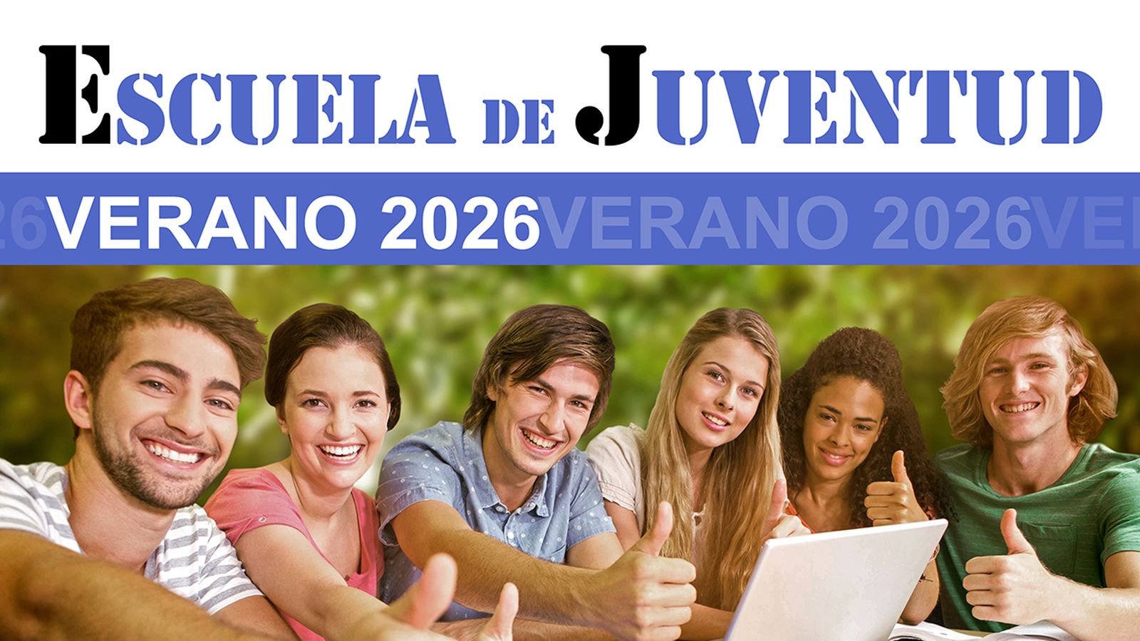 Cartel de la Escuela de Juventud Verano 2026