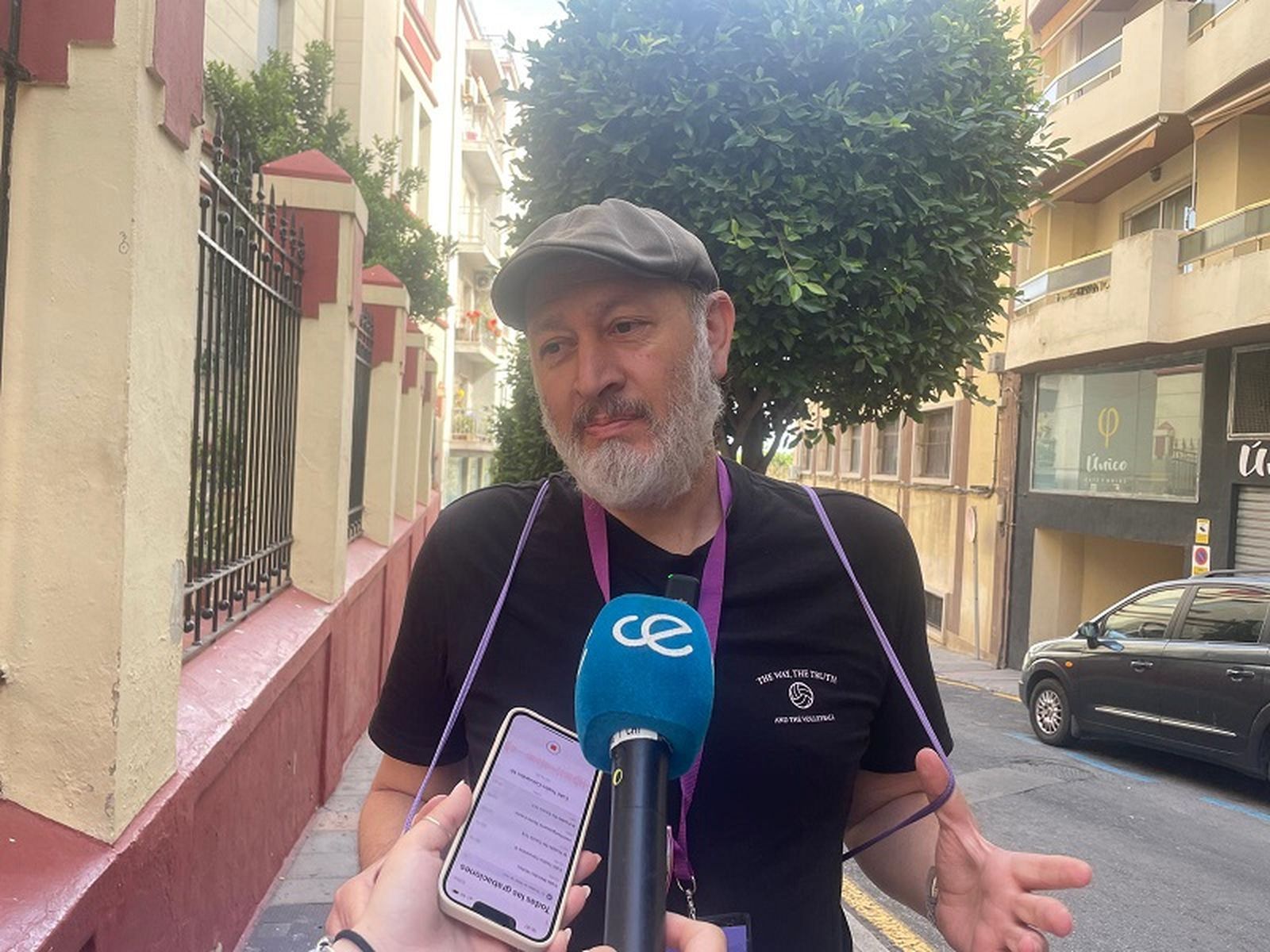 El candidato de Podemos a las europeas, Ramón Rodríguez Casaubón