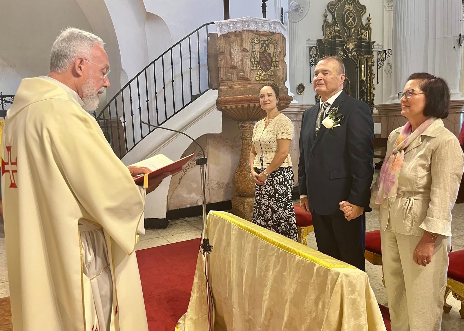 Boda de oro en el Santuario de Nuestra Señora de África de Pedro y Pepi