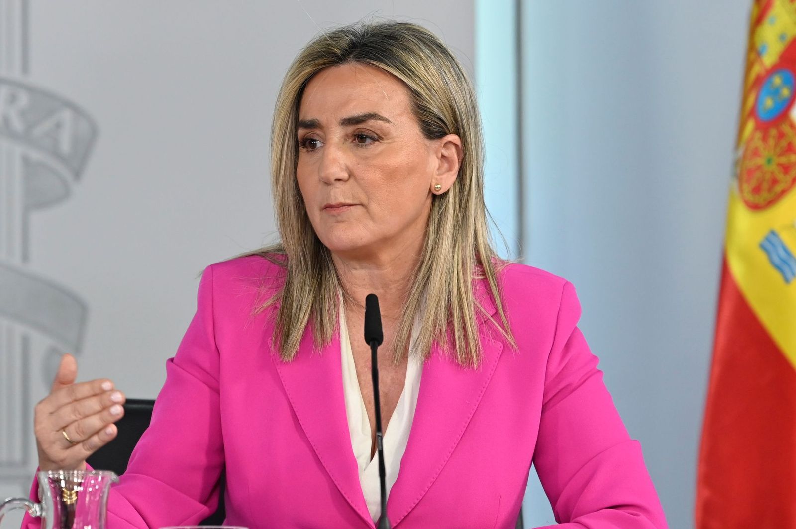 Imagen reciente de la ministra de Educación, Milagros Tolón, en una comparecencia.