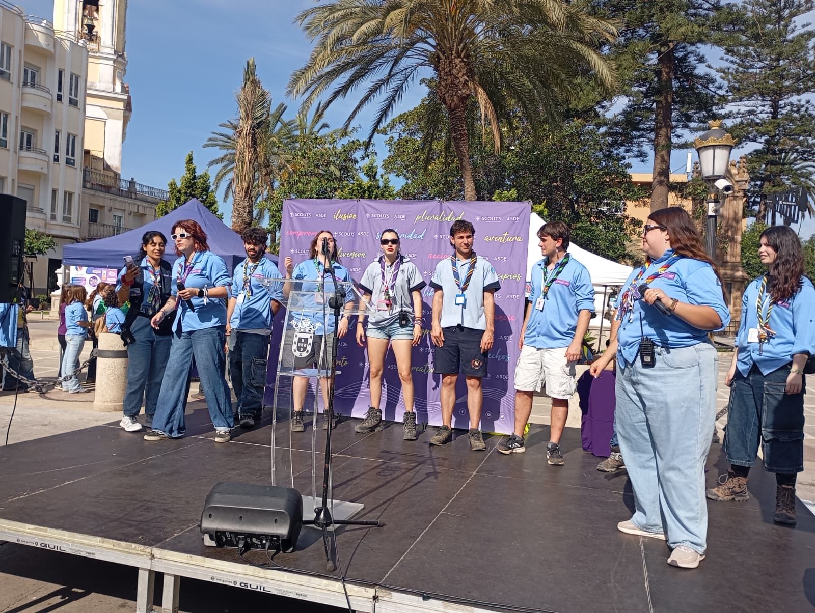 Ceuta da la bienvenida al movimiento scout con una hermosa ceremonia