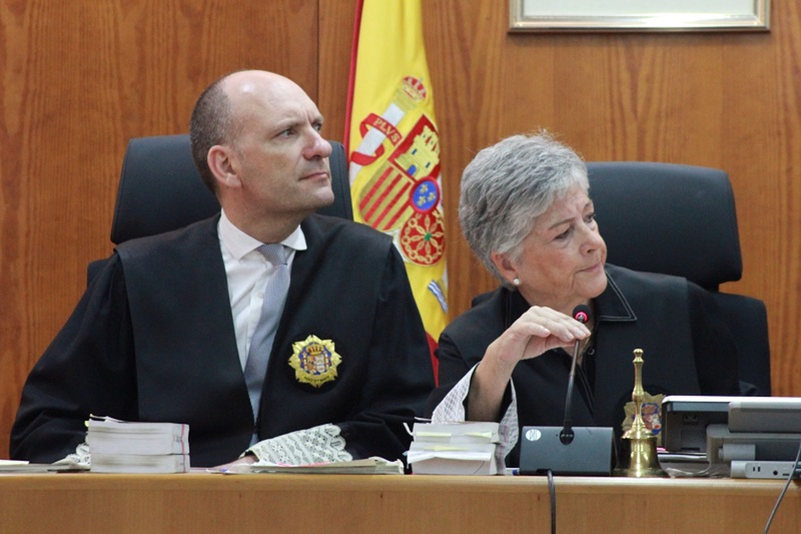 Los jueces Emilio Martín y Rosa de Castro. / FOTO S.C.