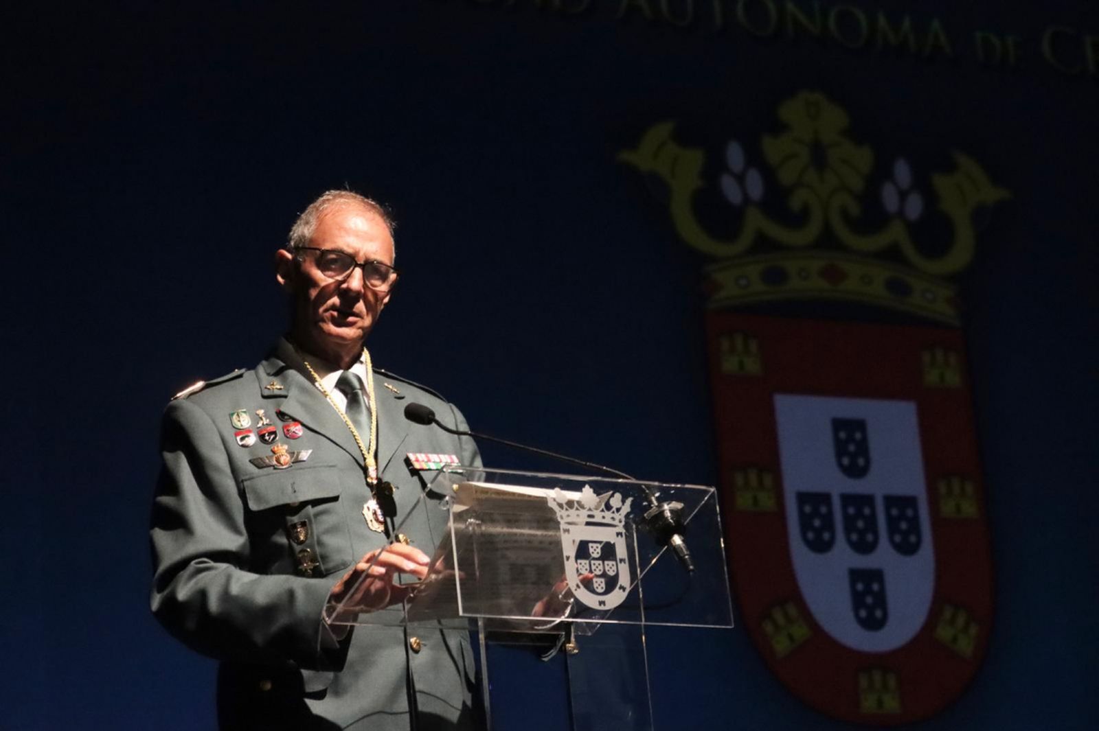 Braulio Varela, durante su alocución / Reduan