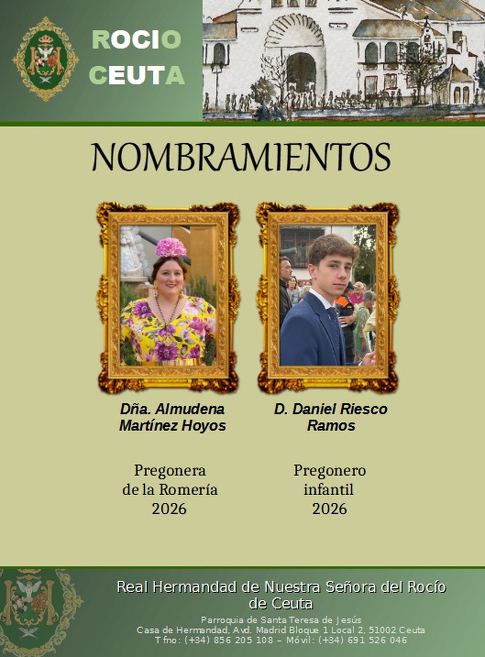 cartel pregon rocio ceuta 2026