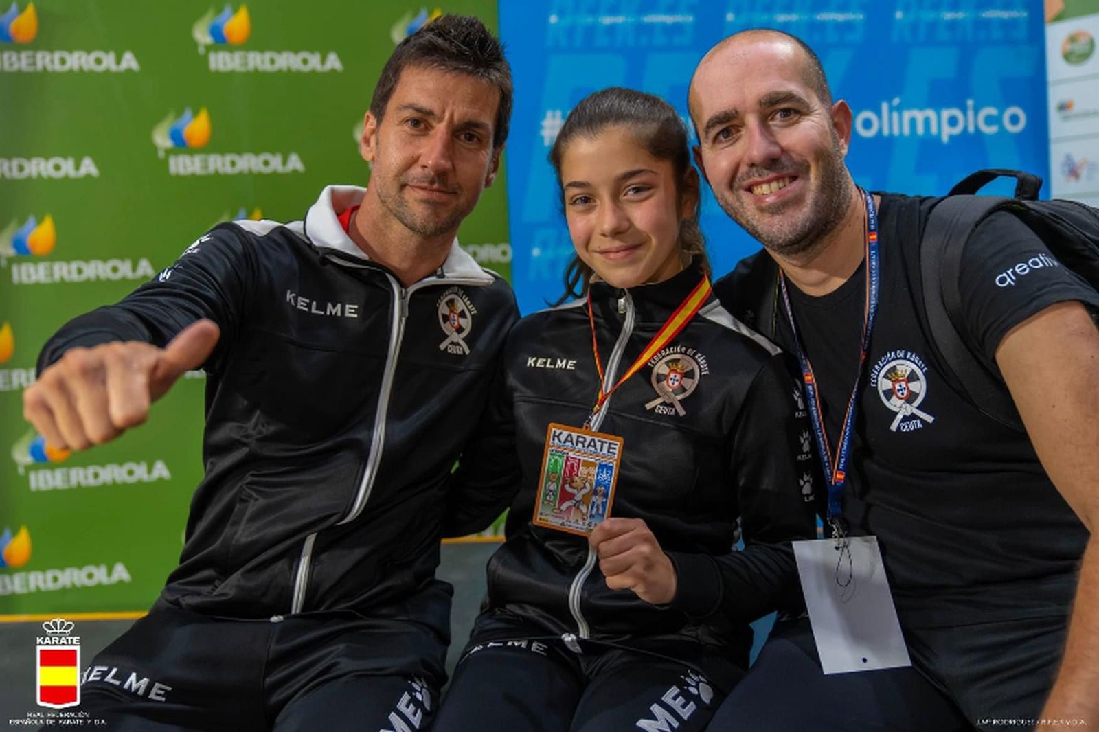 Candela Muñoz, medallista de plata en categoría juvenil.