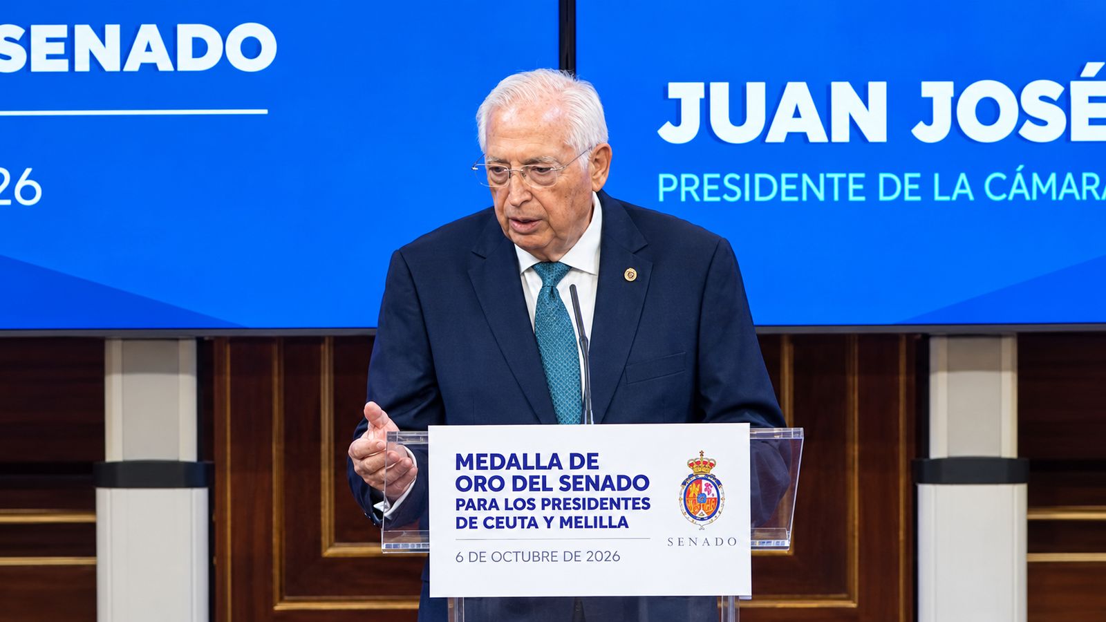 Juan José Imbroda, presidente de Melilla