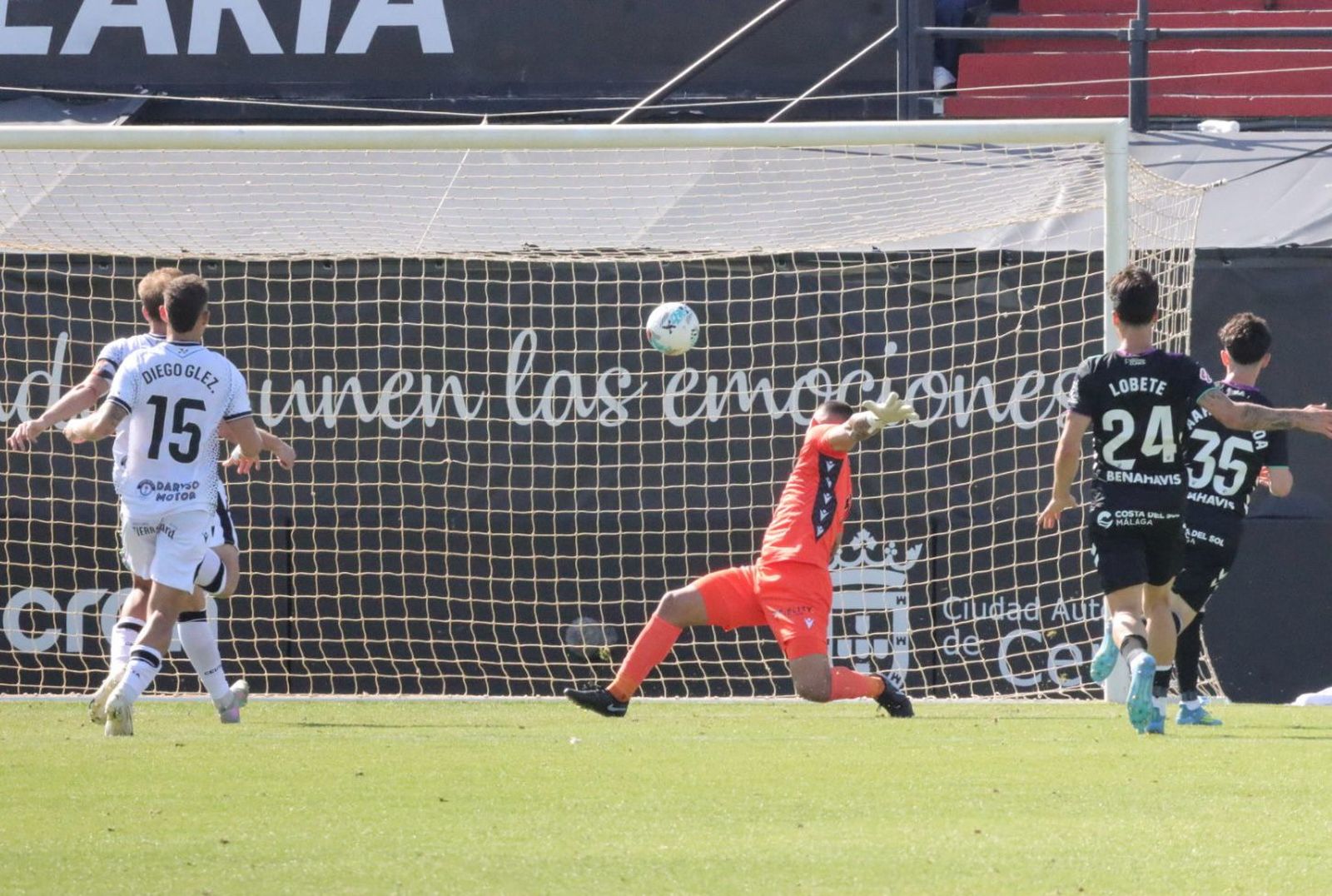 El Ceuta no pudo ante un buen Málaga