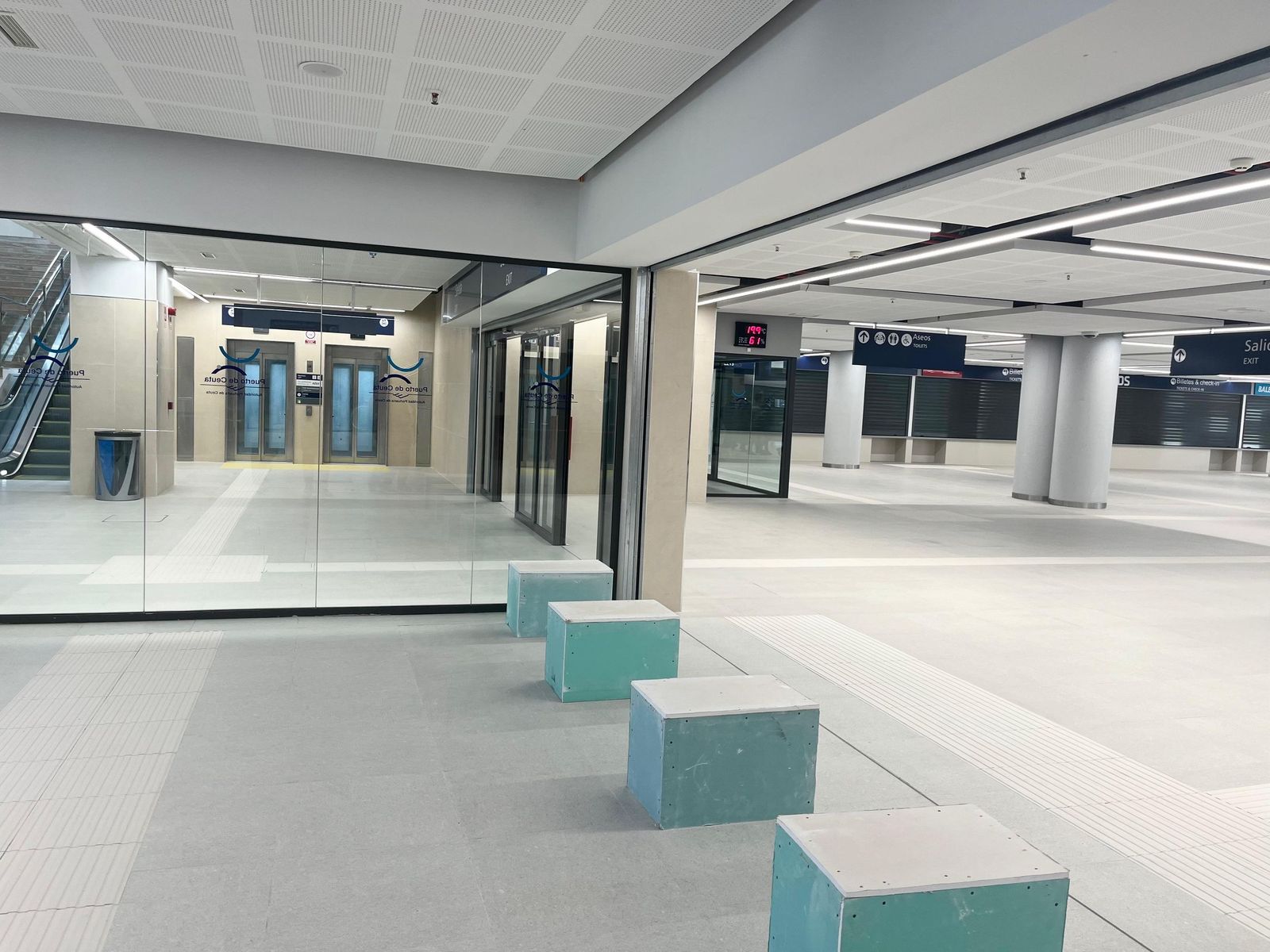 Interior de la nueva Estación Marítima