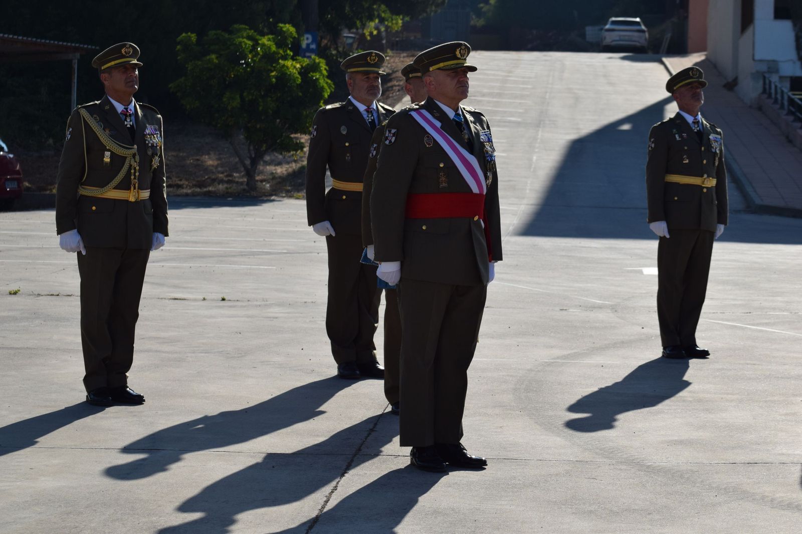 El Regimiento de Ingenieros 7 honra a San Fernando en una solemne parada militar en El Jaral