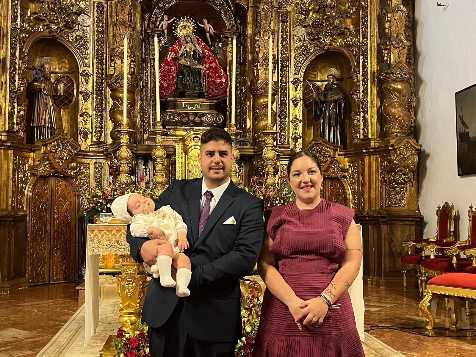 Bautismo de Nico, Mateo y Leo en el Santuario