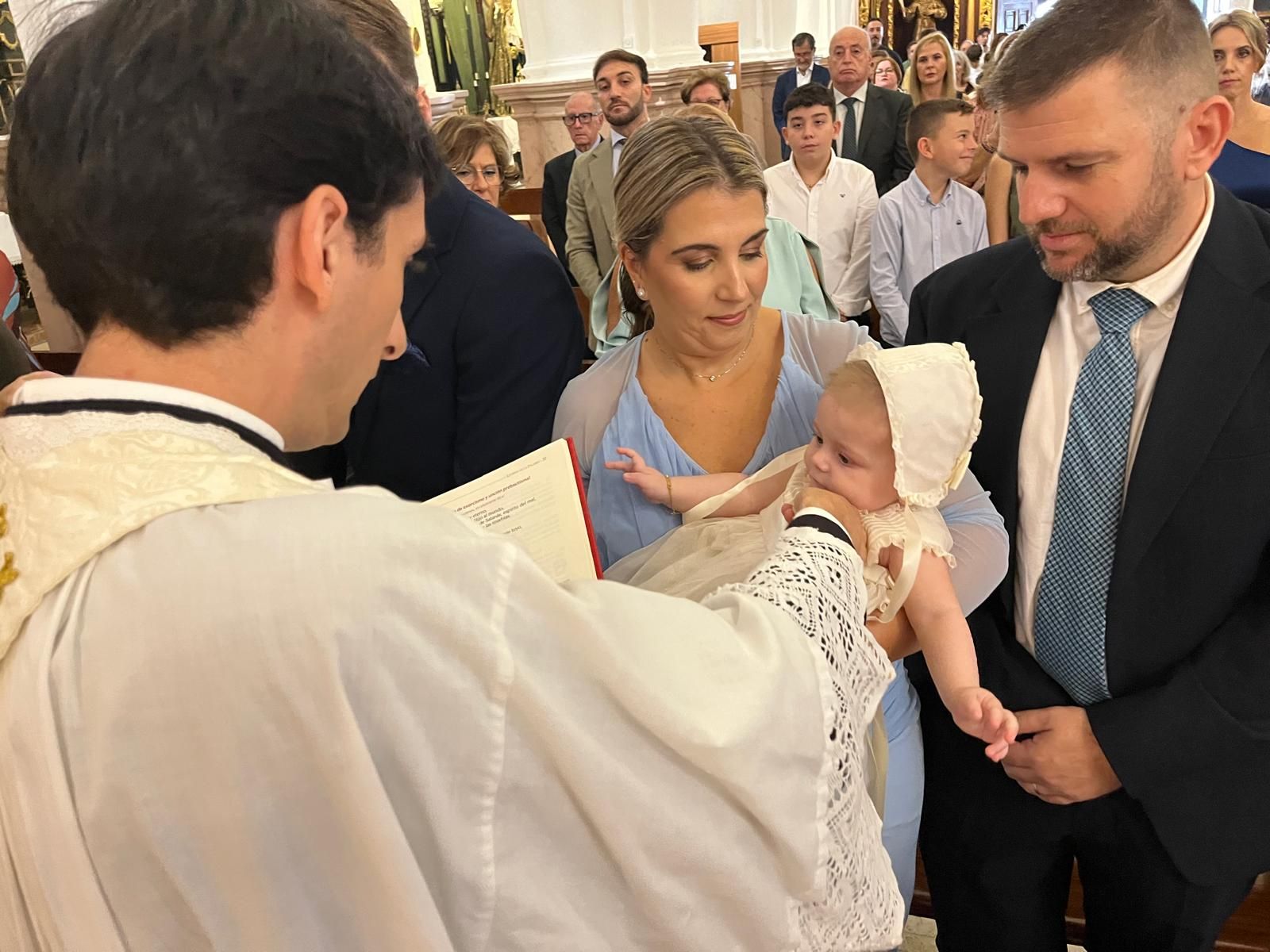 Bautismo de Nico, Mateo y Leo en el Santuario