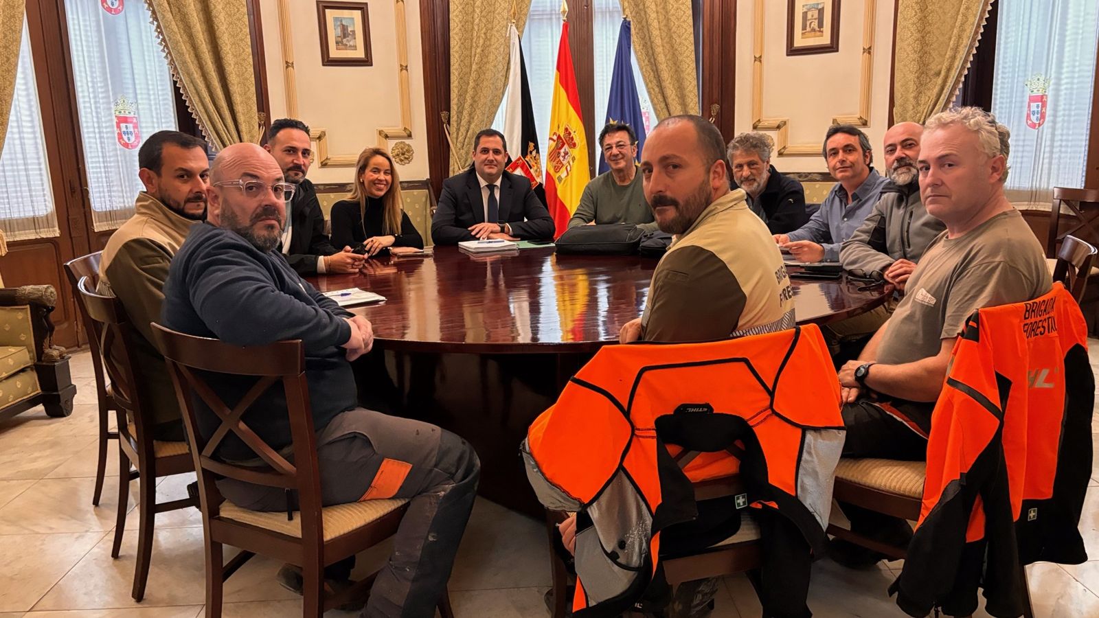 Un momento de la reunión