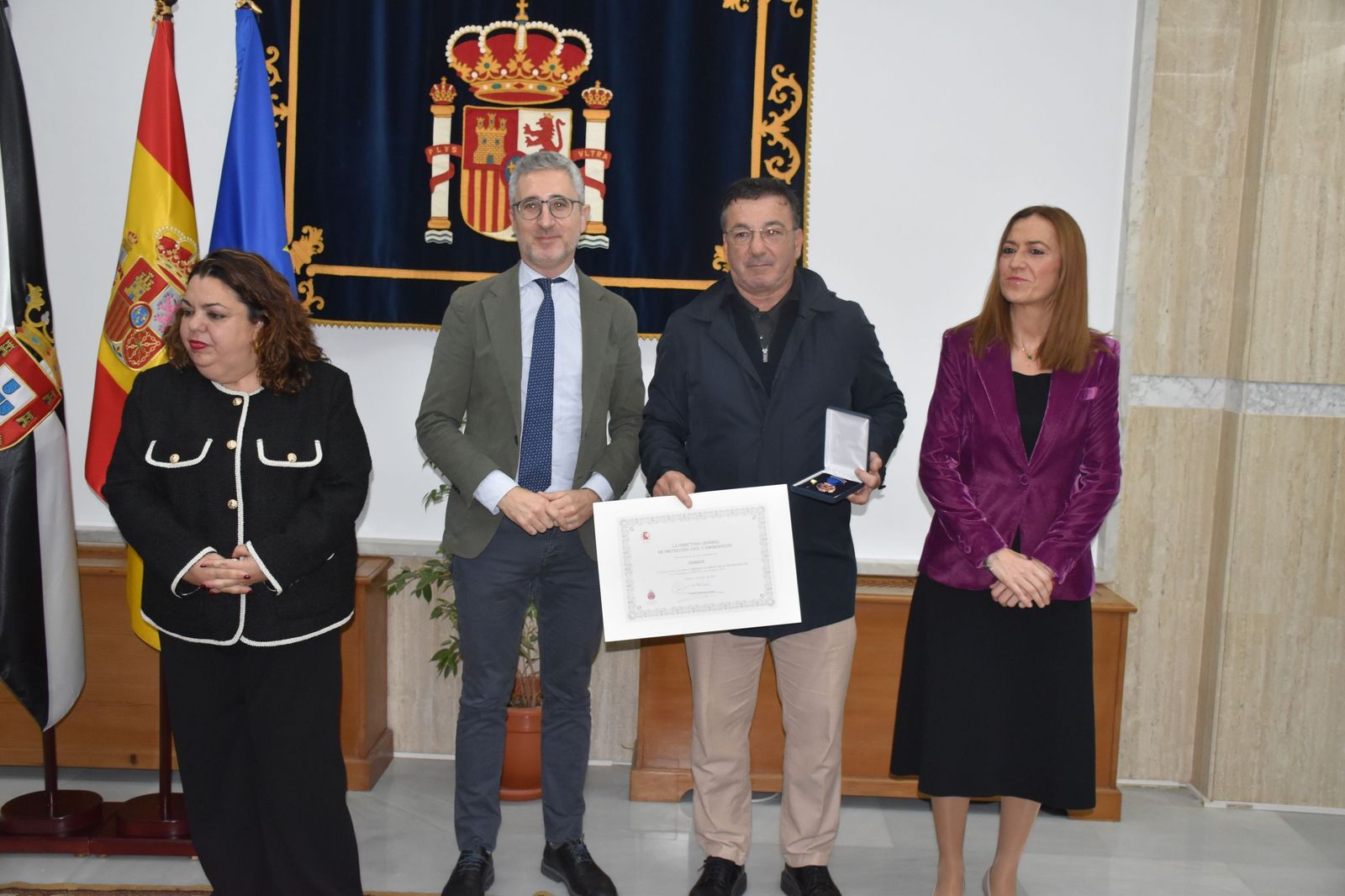 Protección Civil rreconoce el éxito de la OPE con la entrega de sus Medallas