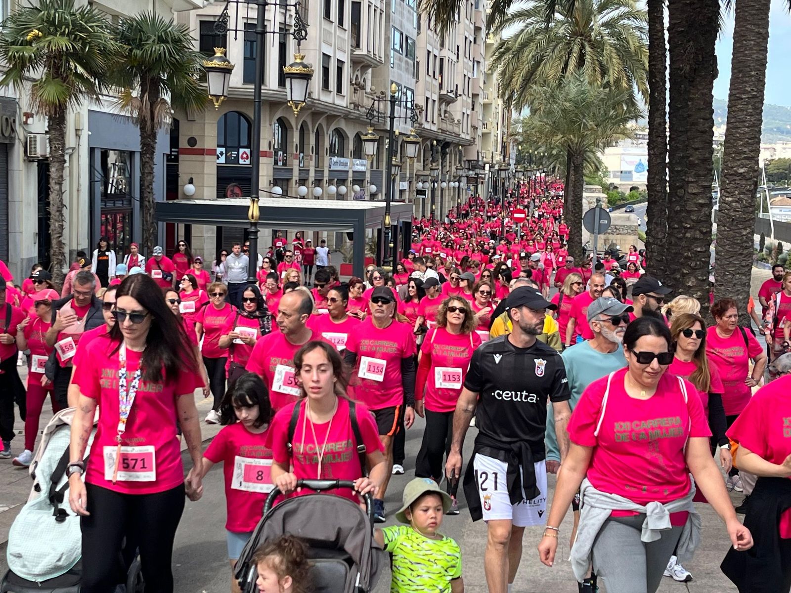Un momento de la XXII Edición de la Carrera de la Mujer.