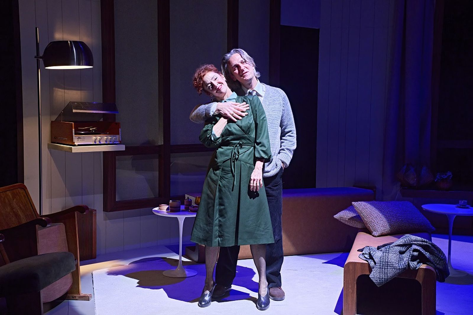 Marta Belenguer y Ernesto Alterio durante una función de ‘Viejos Tiempos’