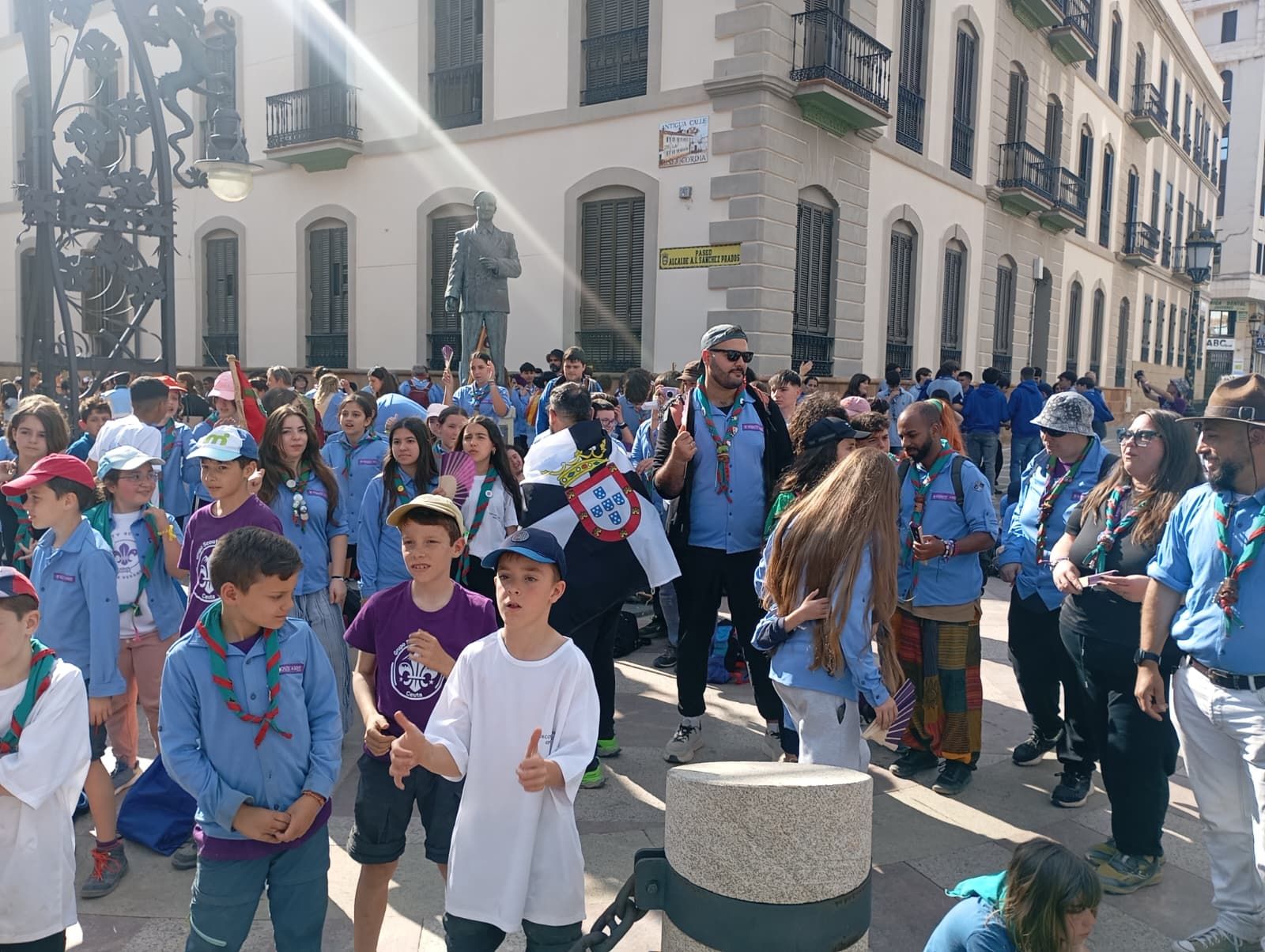 Ceuta da la bienvenida al movimiento scout con una hermosa ceremonia