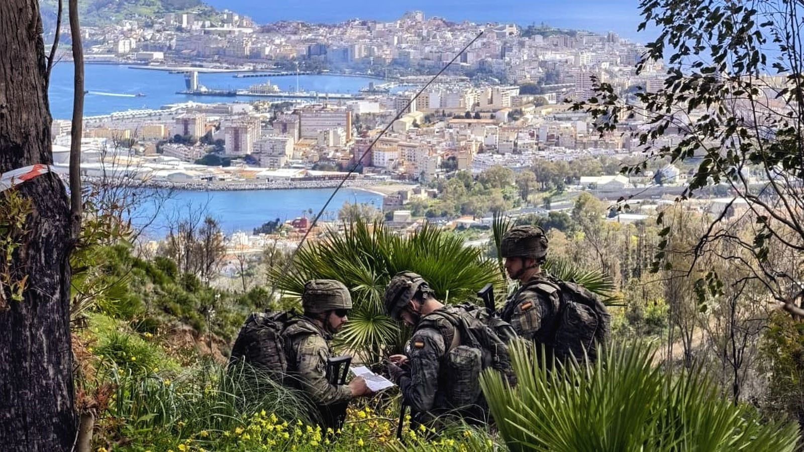 Militares del Ejército de Tierra en Ceuta