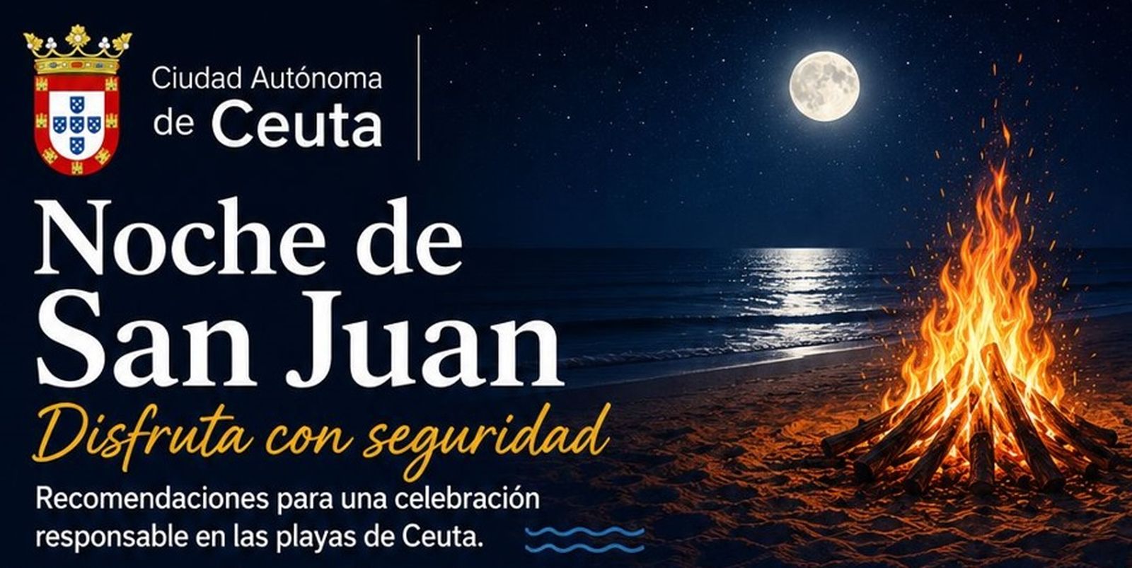 Ceuta vivirá este martes su Gran Noche de San Juan