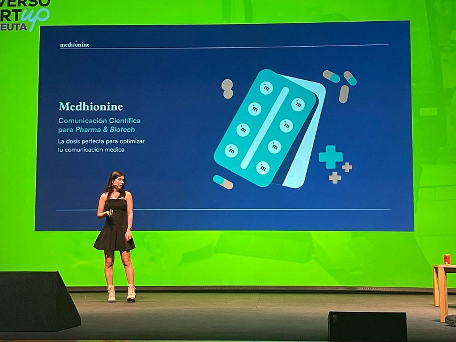 Carmen Jiménez durante una conferencia. / FOTO CEDIDA