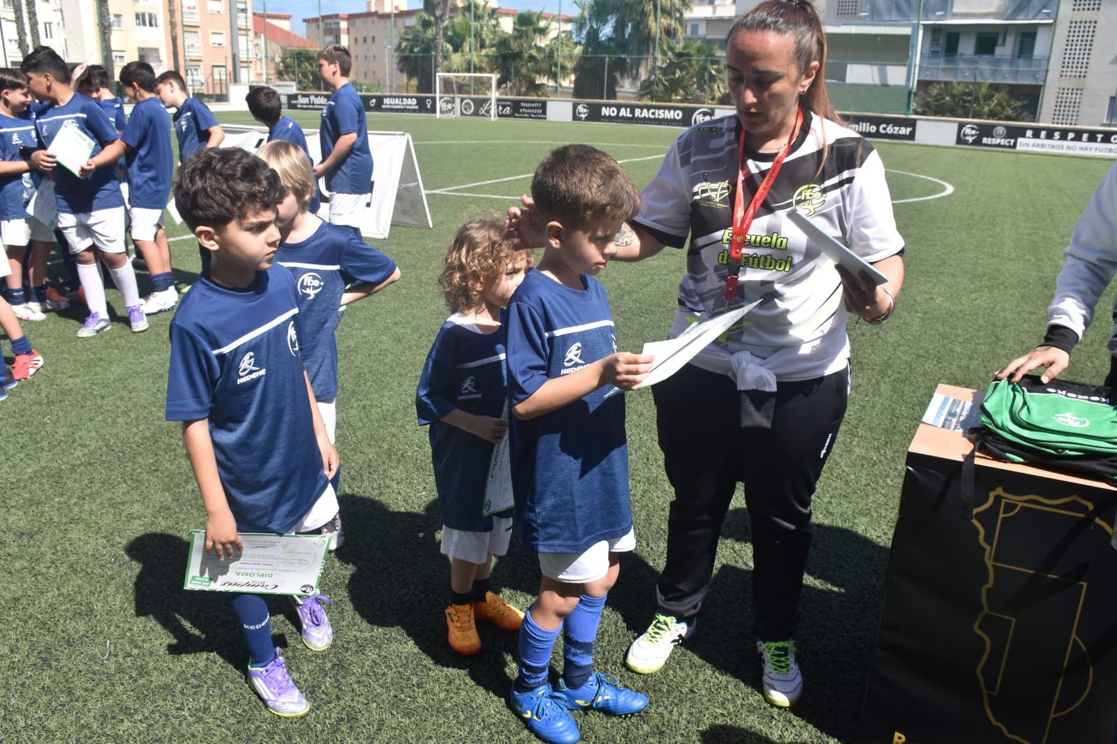 Entrega de diplomas Campus de Fútbol