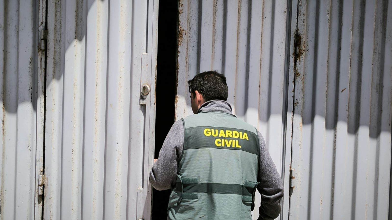 El dispositivo desplegado por la Guardia Civil este jueves en la Almadraba.