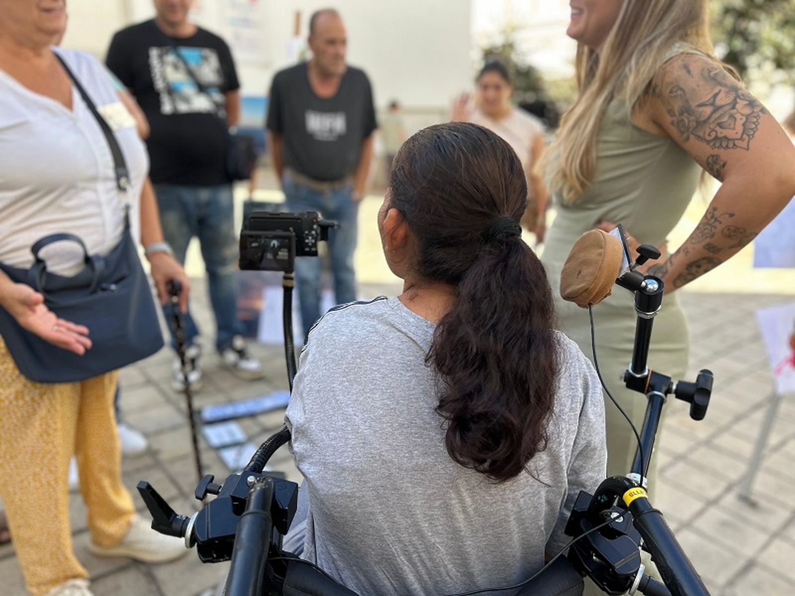 La tecnología actual permite a las personas con parálisis cerebral realizar fotografías | FOTO E.A.Z.