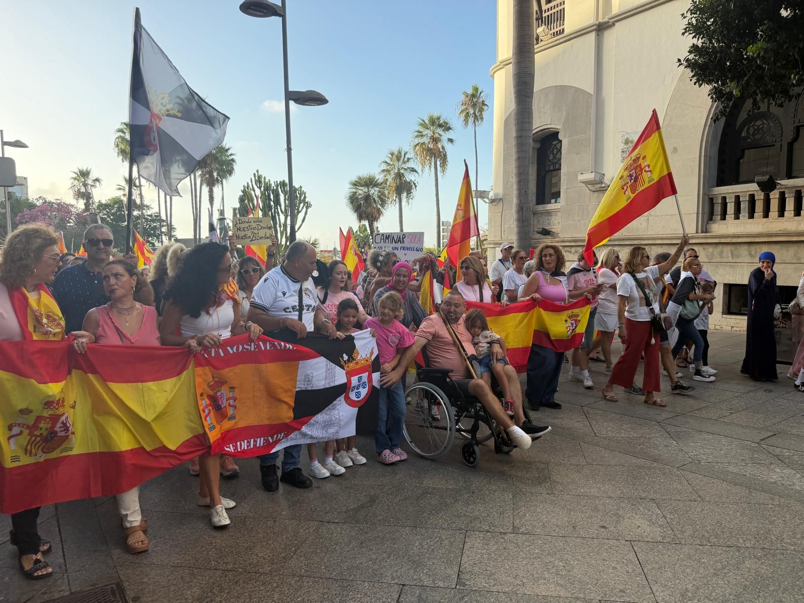 Una nueva protesta en las calles de Ceuta: por la seguridad de las mujeres y niñas