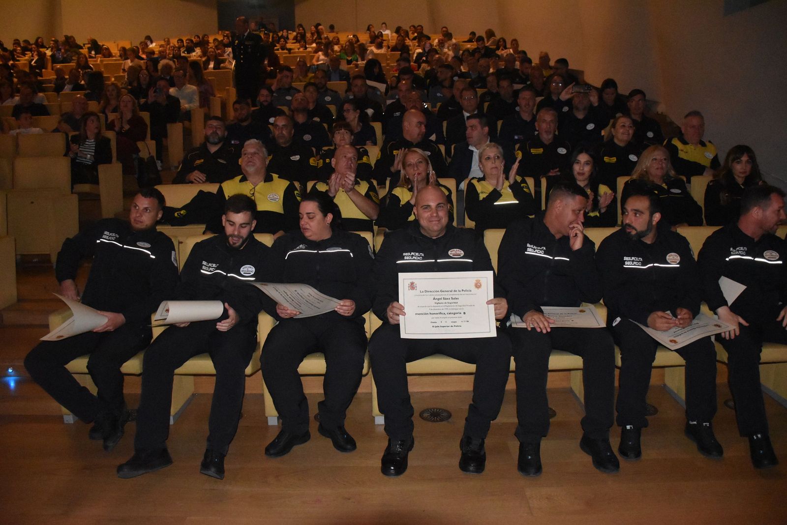 La seguridad privada celebra en el Revellín el día de la profesión