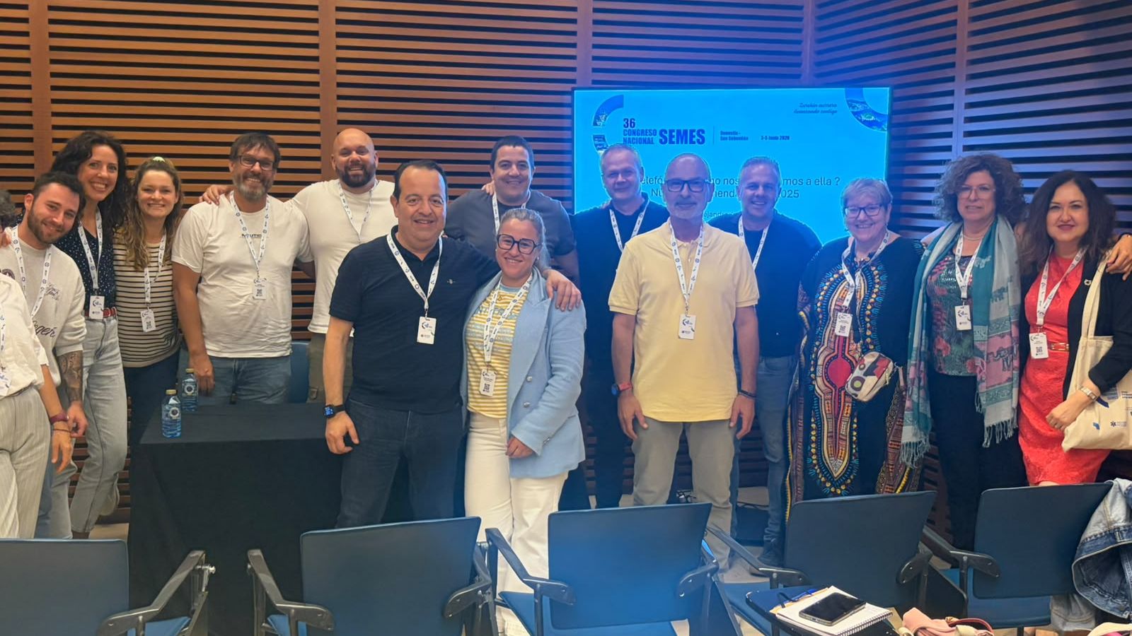 Taller de RCP telefónica impartido por Luciano Rodríguez y Alejandro Artero en el congreso celebrado en Donostia