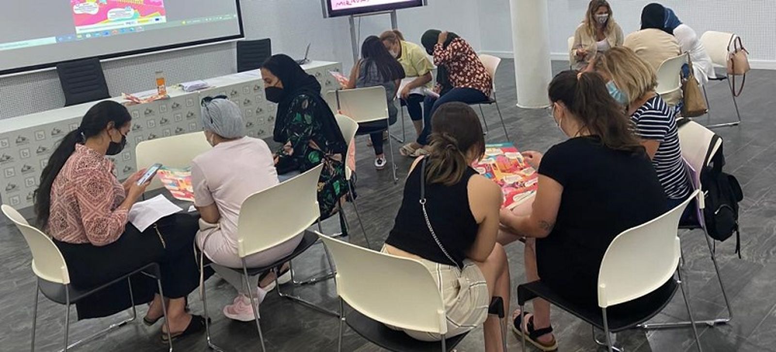 Taller de salud y sexualidad organizado por Mujeres Progresistas / FOTO CEDIDA