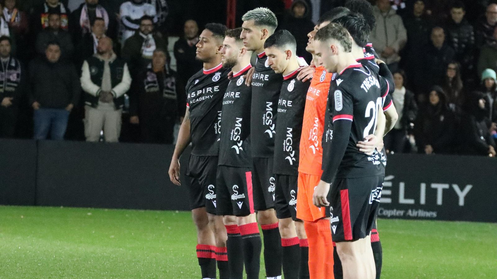 Los jugadores de la Cultural y Deportiva Leonesa