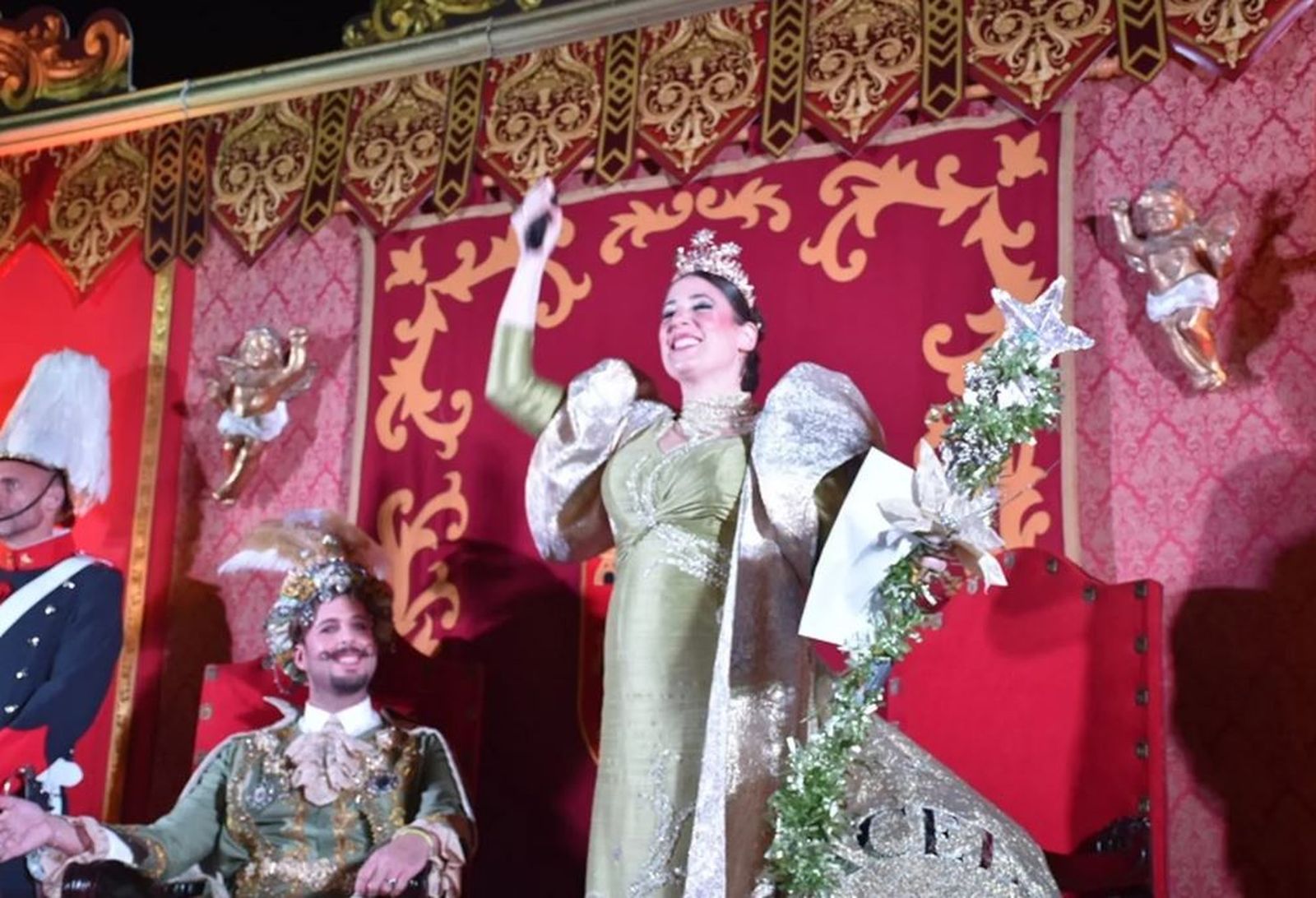 Llegada del Heraldo Real a Ceuta en enero de 2025