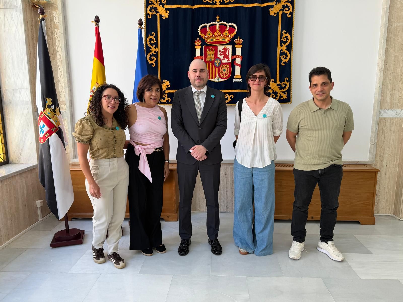 Representación de MUD en Ceuta reunida con el delegado del Gobierno, Miguel Ángel Pérez Triano