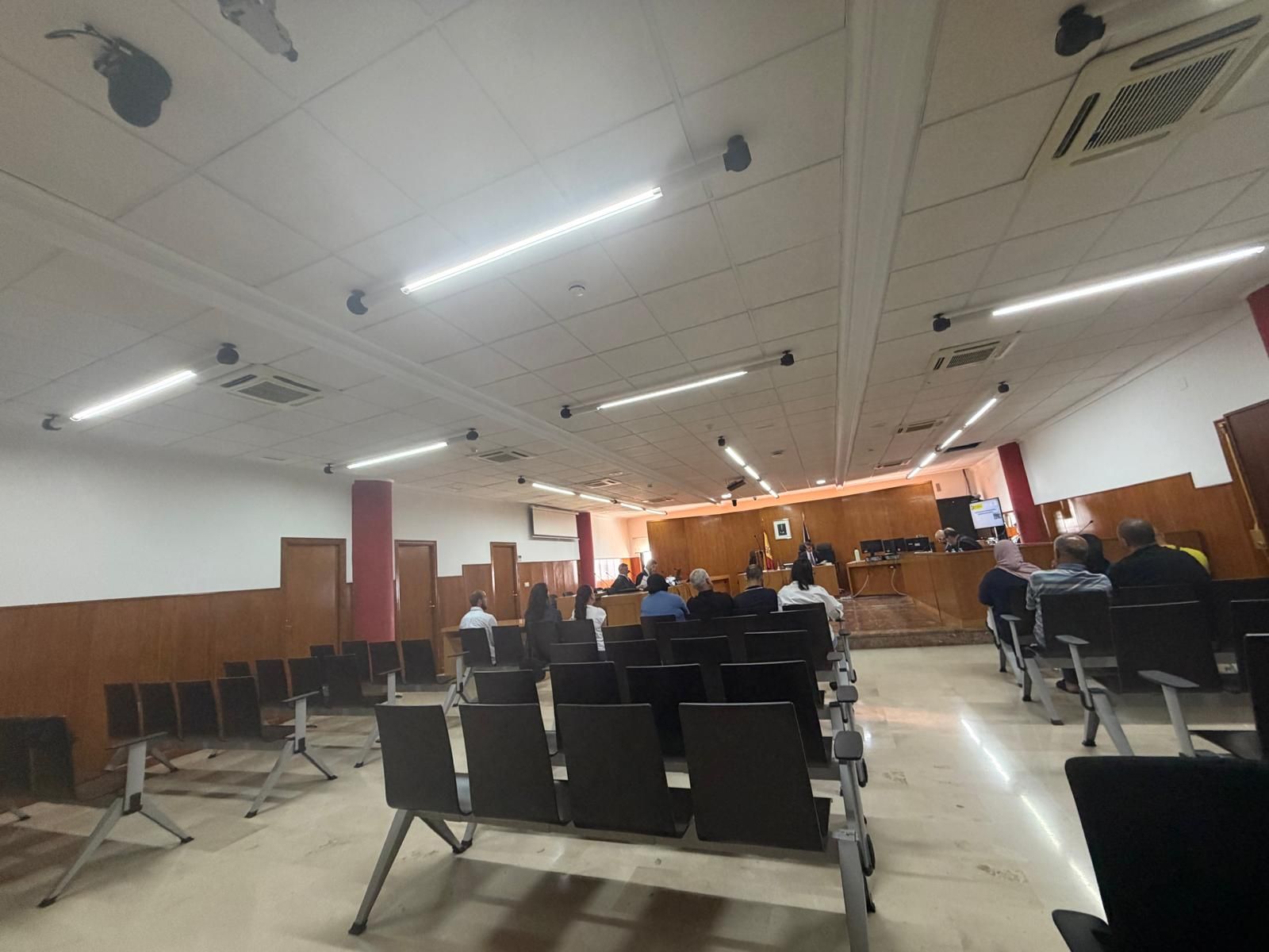 Imagen del juicio celebrado durante la mañana de este jueves.