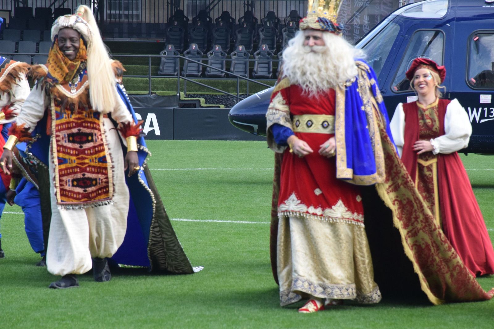 Así se vivió en el Murube la esperada llegada de los Reyes Magos