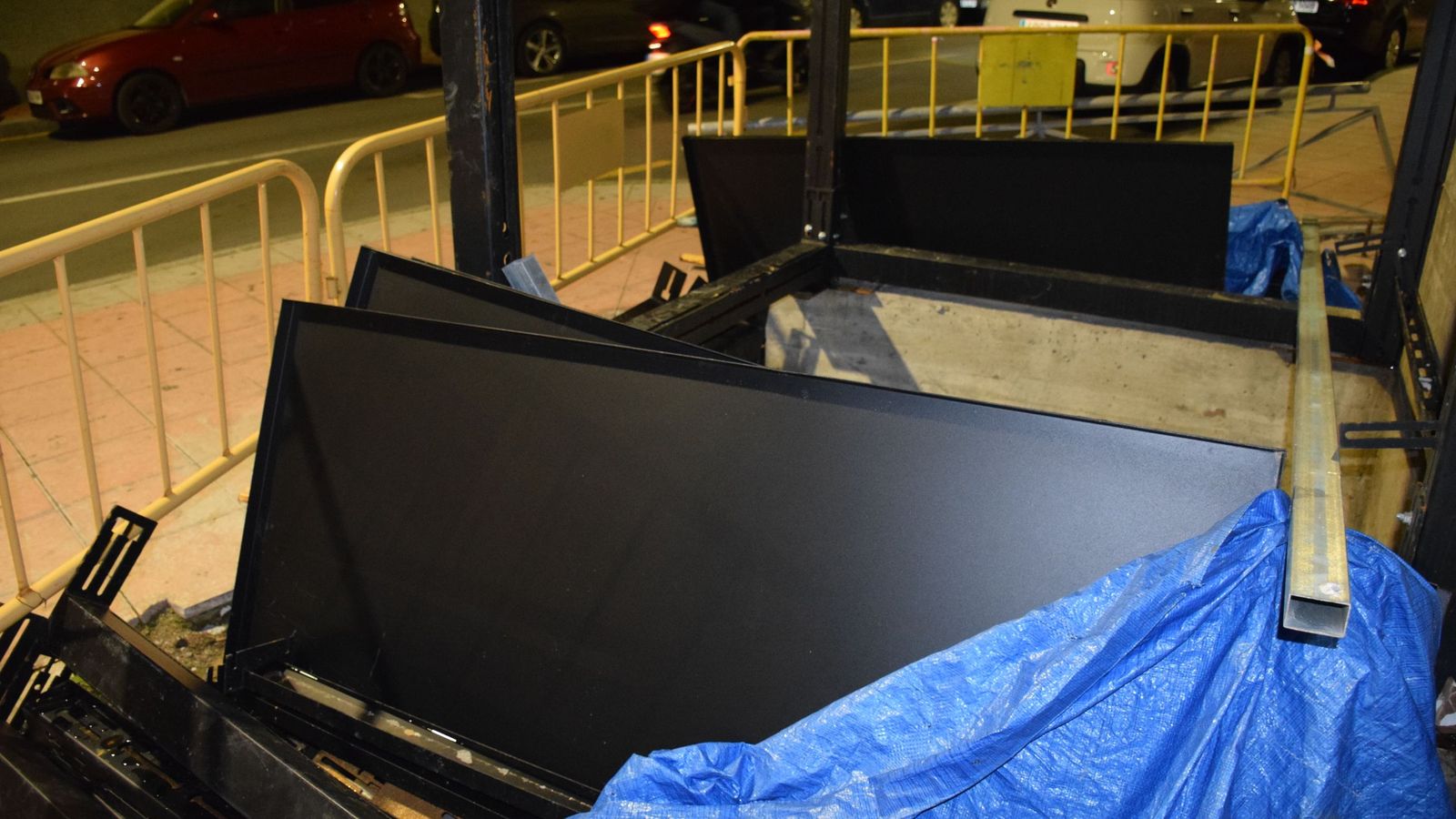 La base que mantendrá los ascensores