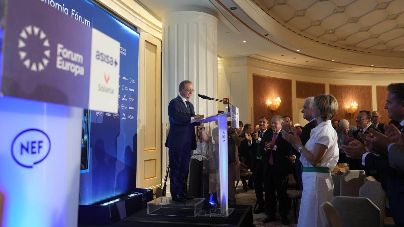 El presidente de la Ciudad Autónoma de Ceuta ha intervenido este lunes, 7 de septiembre, en el Fórum Nueva Economía